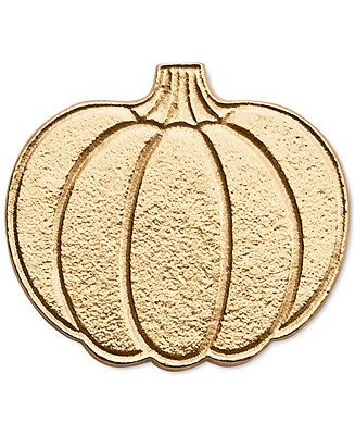 Martha Stewart Collection Harvest Set of 4 Pumpkin Coasters, Created for Macy's & Reviews - Bar &... | Macys (US)