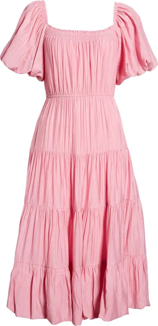 FLORET STUDIOS Tiered Balloon Hem Dress | Nordstrom | Nordstrom