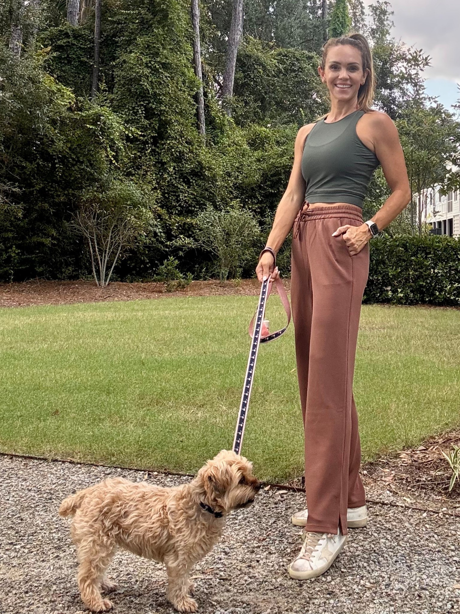 The comfiest pants that can easily be dressed up or down. I love that they have functioning pockets and the little slit at the ankles.

If between sizes, size up. 

#LTKStyleTip #LTKOver40 #LTKActive