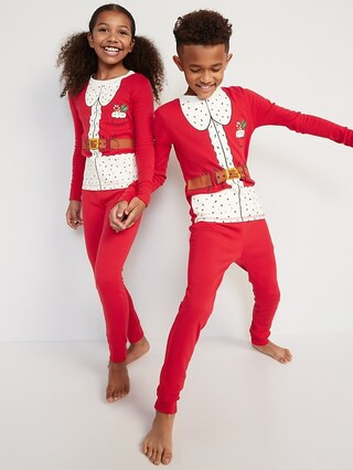 Gender-Neutral Matching Snug-Fit Holiday Pajama Set for Kids | Old Navy (US)