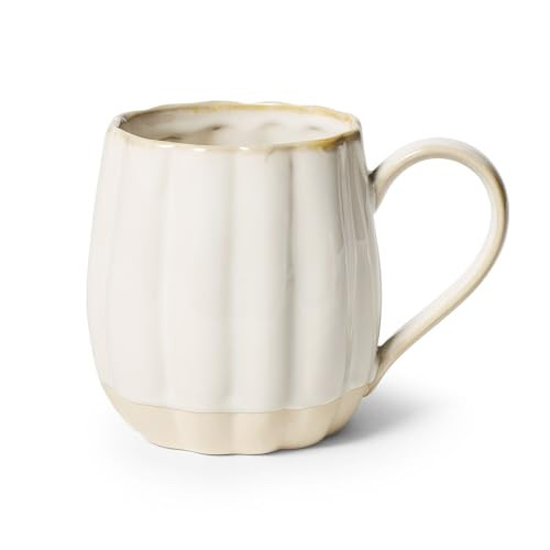 Sur La Table Reactive Glaze Pumpkin Figural Mug, White | Amazon (US)