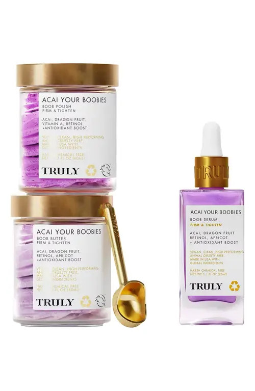 TRULY BEAUTY Acai Your Boobies Skin Care Set $153 Value at Nordstrom | Nordstrom