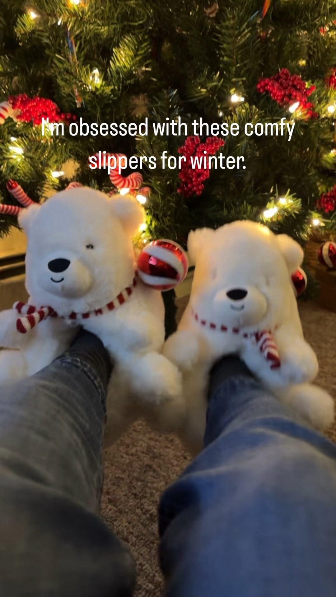 I absolutely adore these adorable polar bear slippers! Even though they are designed for kids, my petite feet have no trouble fitting into an extra large size 6/7. I just can't get enough of these polar bear slippers!

#polarbear #polarbearslippers #targetslippers #winterslippers

#LTKHoliday #LTKGiftGuide #LTKSeasonal