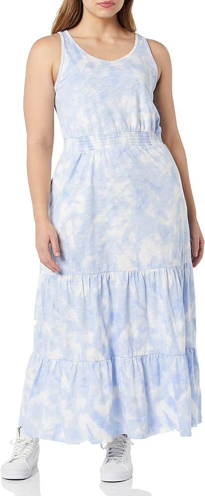 Amazon Essentials Women's Sleeveless Elastic Waist Summer Maxi Dress (Available in Plus Size) | Amazon (US)