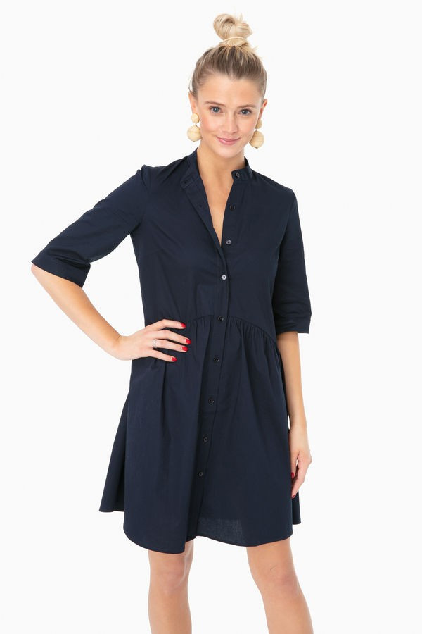 Navy Royal Shirt Dress | Tuckernuck