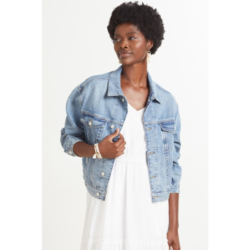 AGOLDE Charli Denim Jacket | EVEREVE | Evereve
