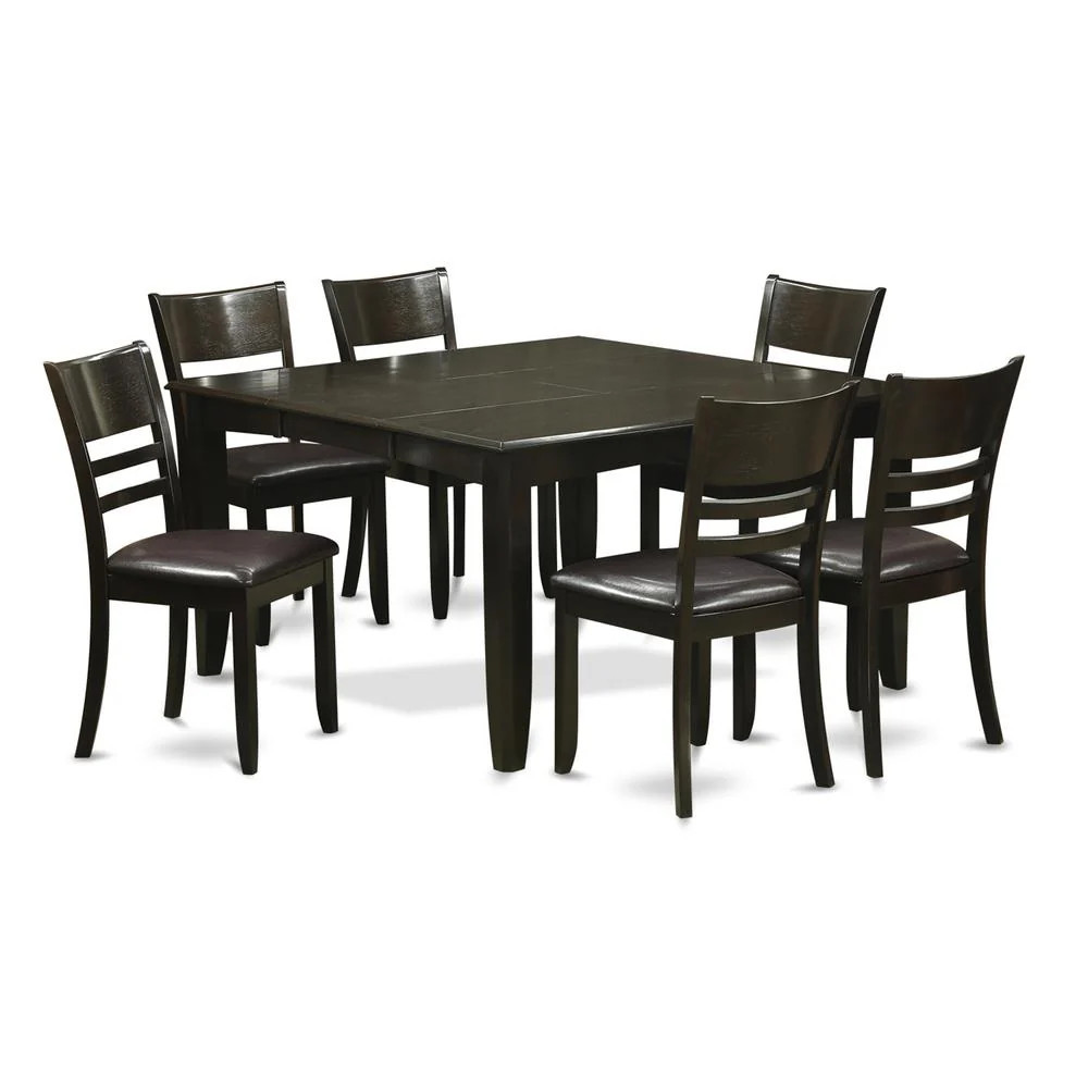 7 Pc Dining set-Dinette Table with Leaf and 6 Kitchen Chairs. | Shop Simon