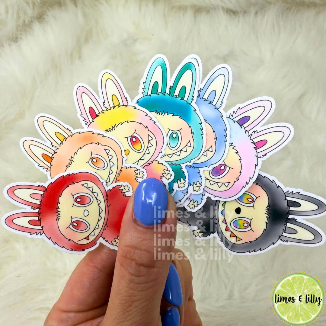 Cute Little Trinket the Monsters Big Into Energy BIE Vinyl Sticker | Kindle Stickers | Trendy Sti... | Etsy ROW