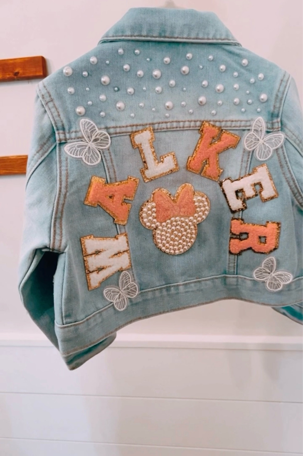 DIY Custom Disney Jean Jacket! 

Disney 
Jean jacket 
Varsity letters 
Mickey 
Mini
Custom
Walt Disney World 
Toddler girls 

#LTKkids
