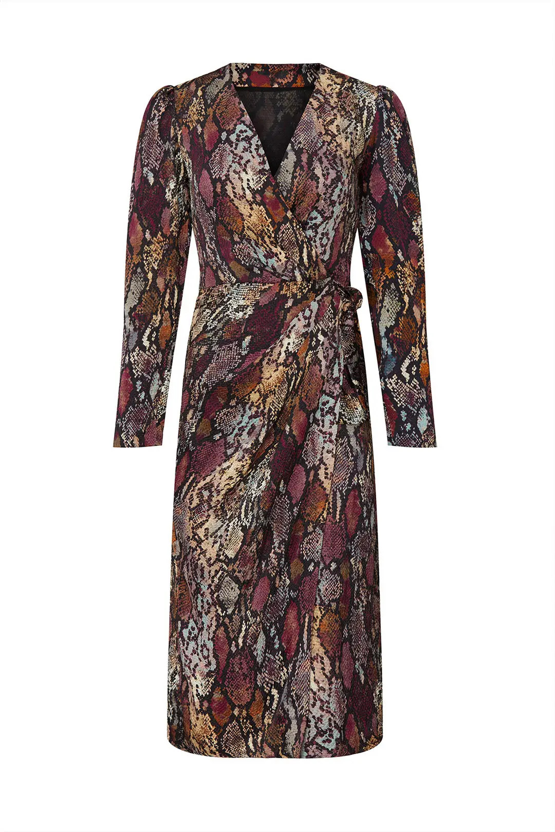 Snake Print Wrap Dress | Rent The Runway