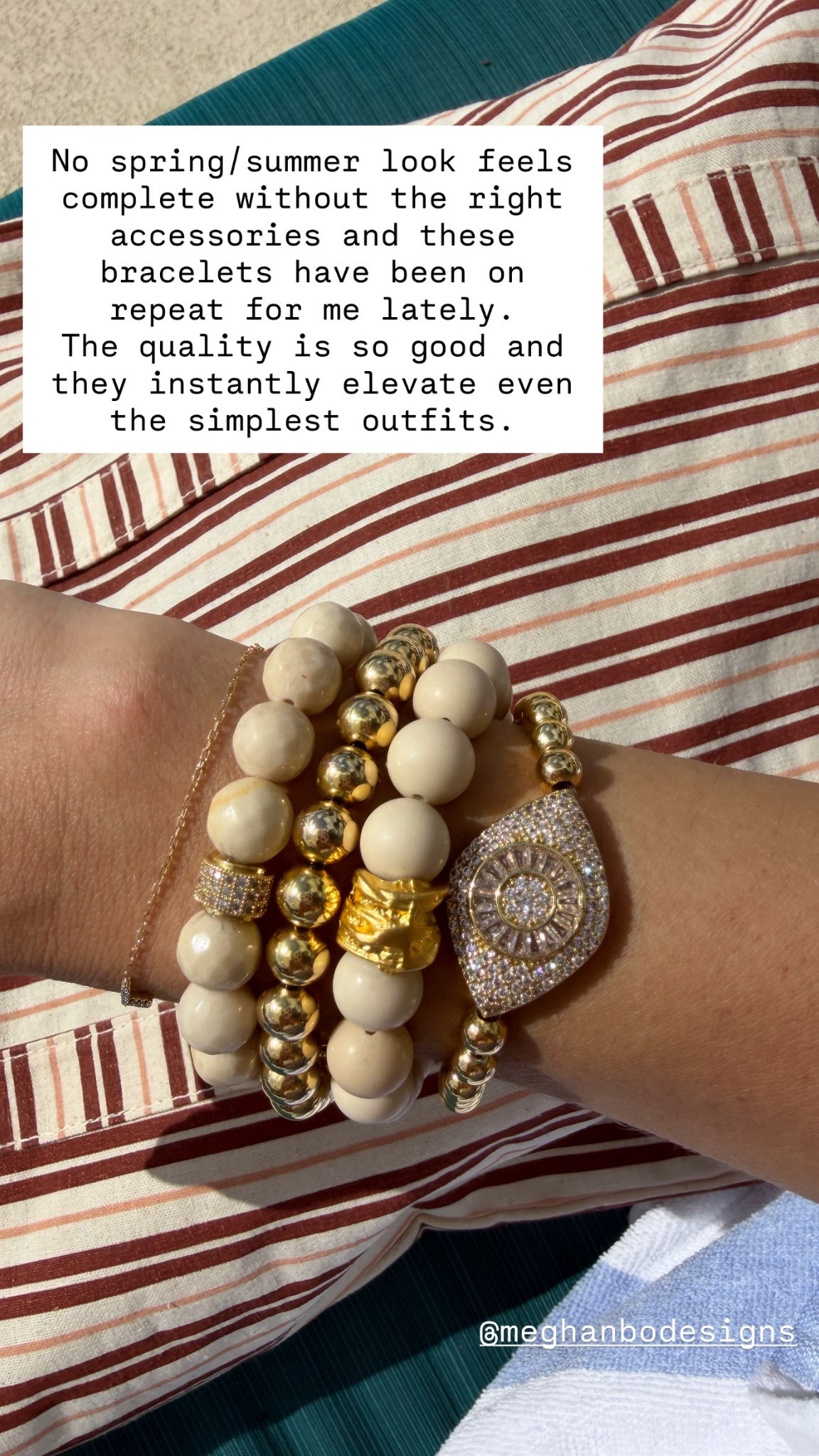 No spring/summer look feels complete without the right accessories and these bracelets have been on repeat for me lately. The quality is so good and they instantly elevate even the simplest outfits.

#LTKTravel #LTKSeasonal #LTKgrwm