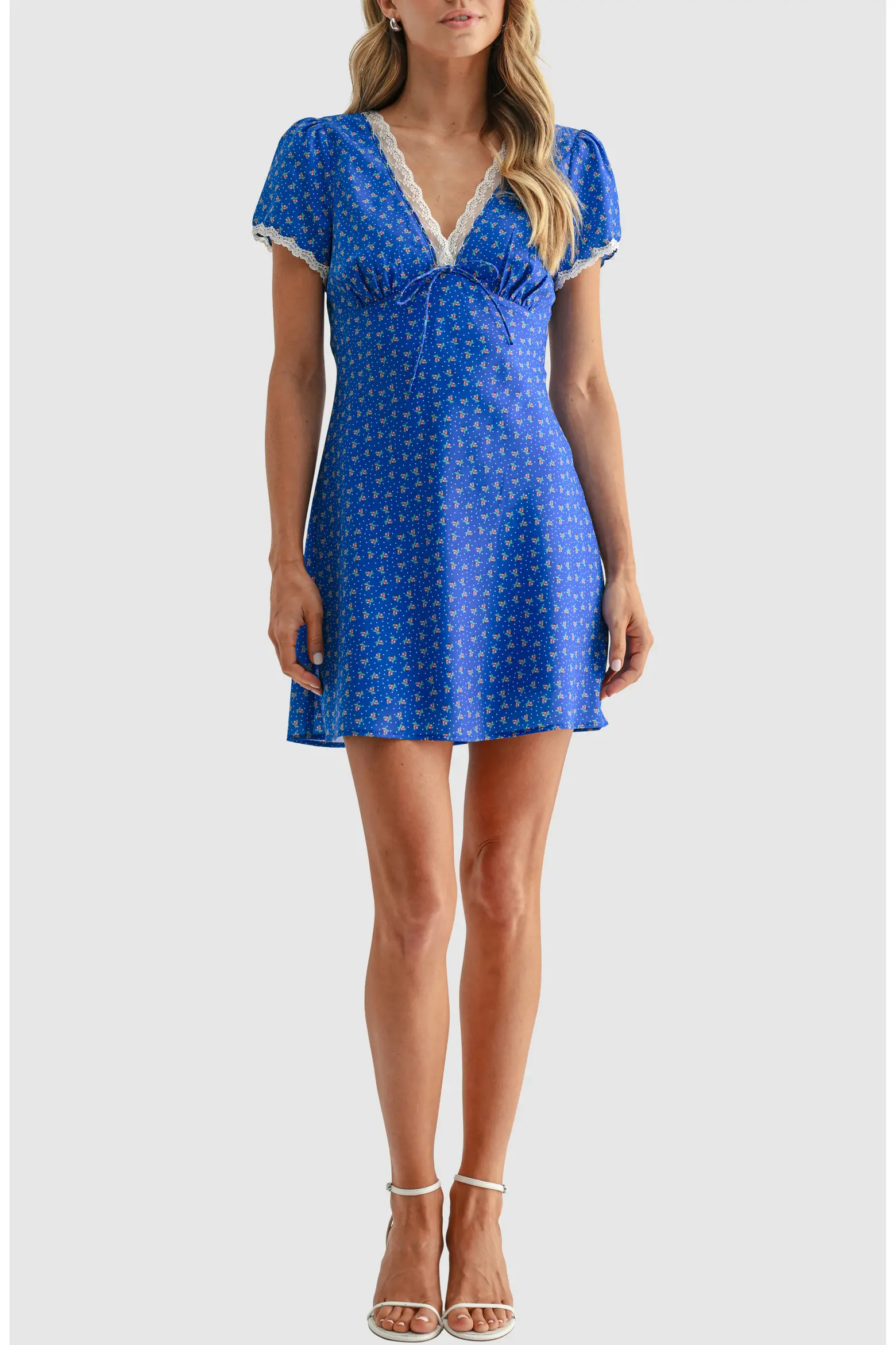 Lace Trim Minidress (Women) | Nordstrom | Nordstrom