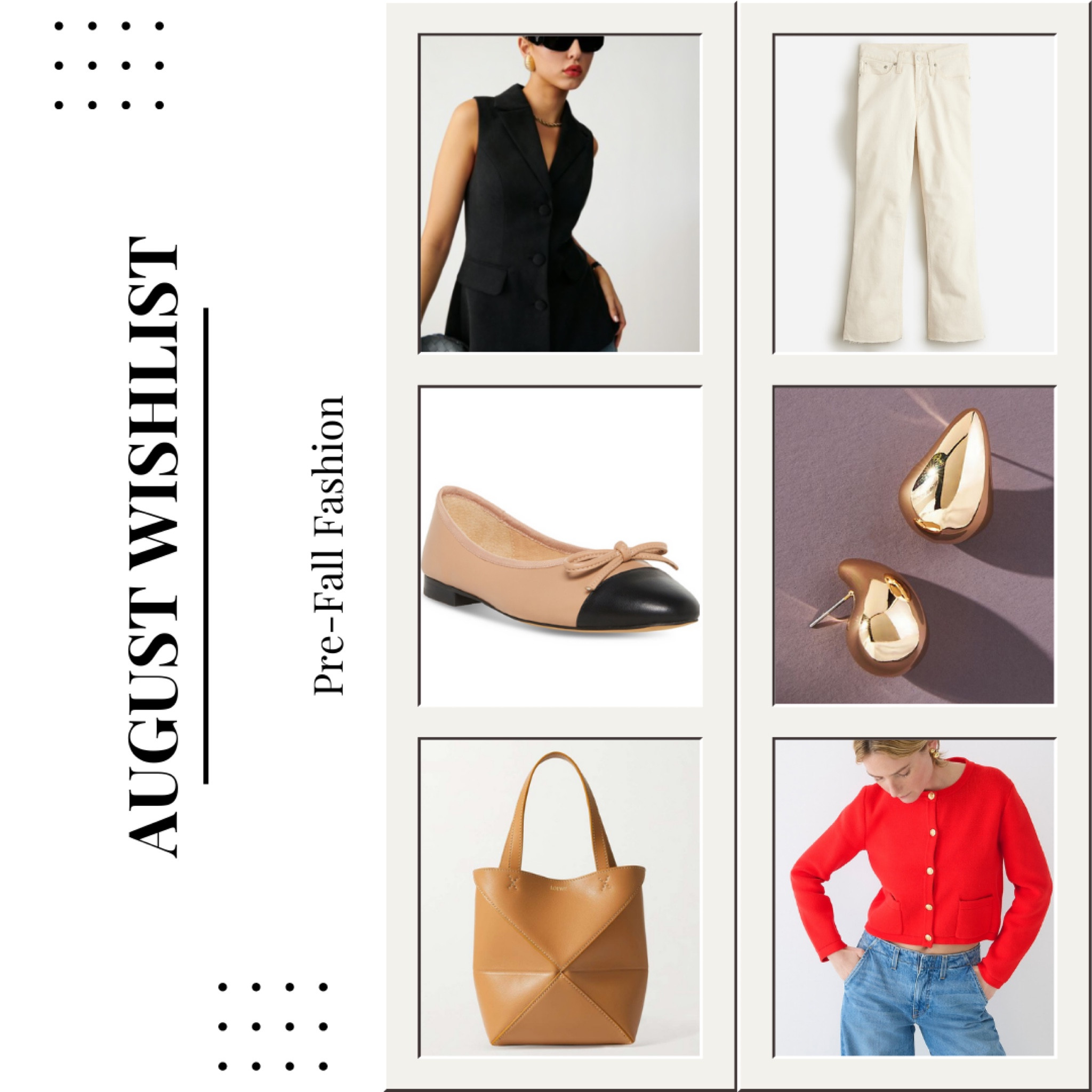 August Wishlist

Pre-fall fashion 

#LTKFind #LTKstyletip #LTKSeasonal
