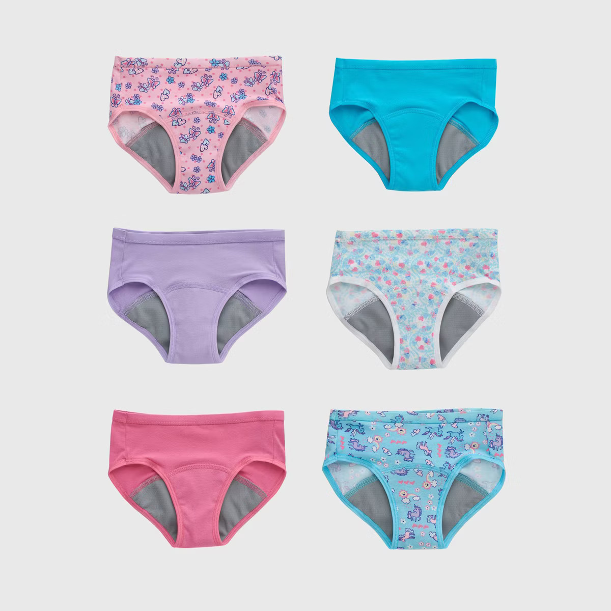 Hanes Toddler Girls' 6pk Training Briefs - Colors May Vary | Target