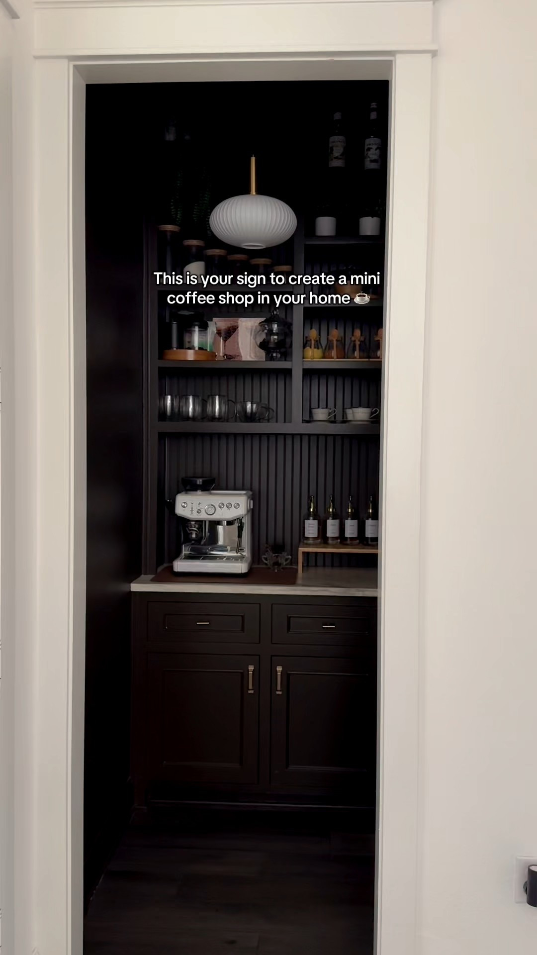 This is your sign to make a coffee bar at home 🫶🏻

#LTKHome #LTKmorningroutine #LTKselfcare