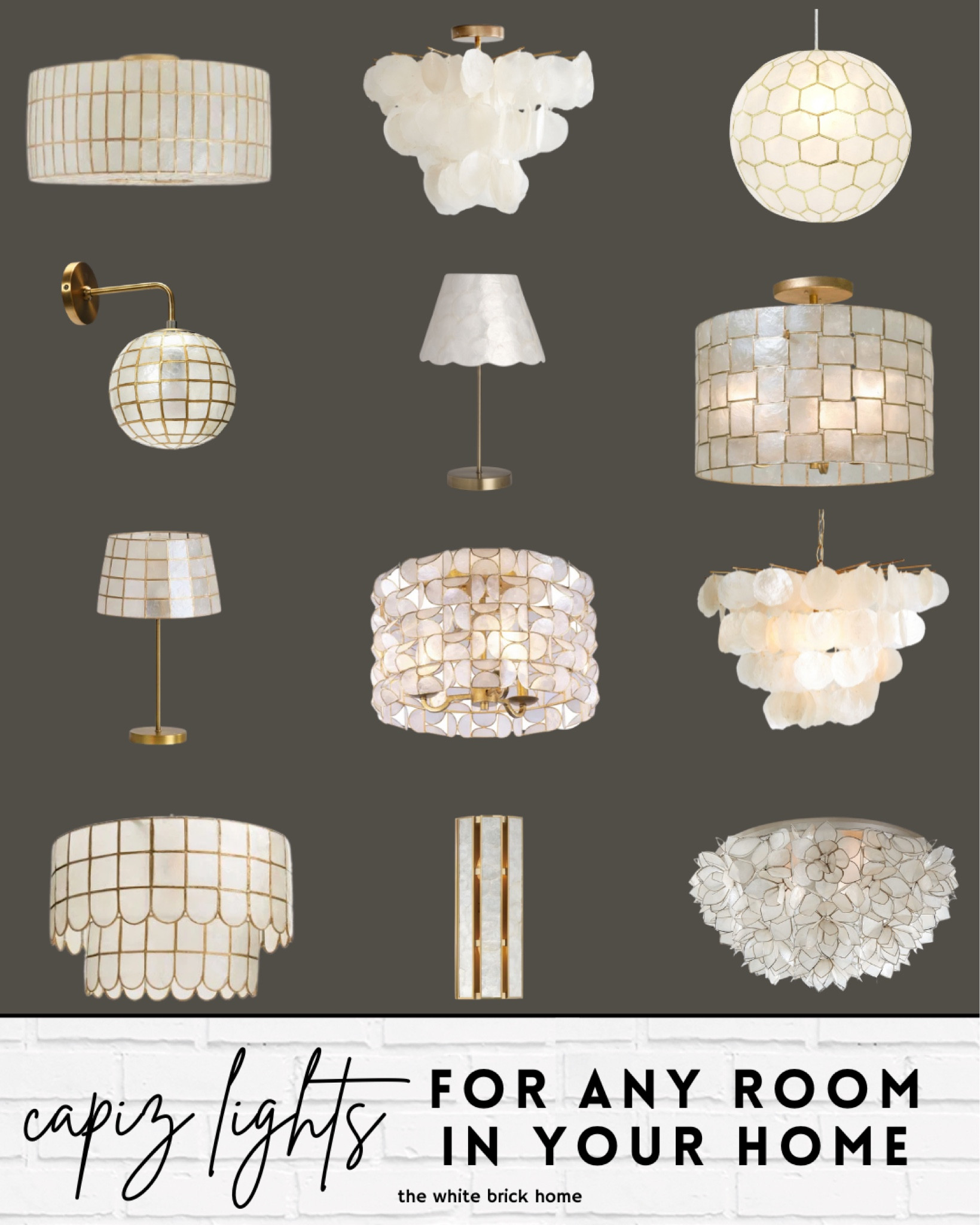 Beautiful, adorable capiz lights for every room! 

Capiz light, Serena and Lily look alike, home decor, light fixture, bathroom, bathroom decor, bathroom lighting, home decor, Capiz light fixture, girls room, girls bedroom, girls bedroom decor, chandelier, flush mounts, wall sconces, flush mount, boho bedroom, boho room, boho bedroom ideas, Serena and Lily, amazing, home design, Amazon, Target 

#LTKHome #LTKFindsUnder100 #LTKSaleAlert