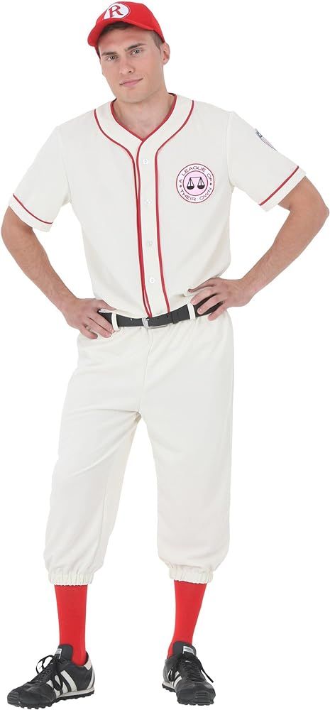 Mens A League of Their Own Coach Jimmy Dugan Baseball Uniform Costume for Adults | Amazon (US)