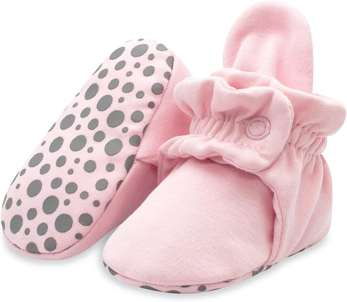 Zutano Unisex Organic Cotton Baby Booties With Gripper Soles | Amazon (US)