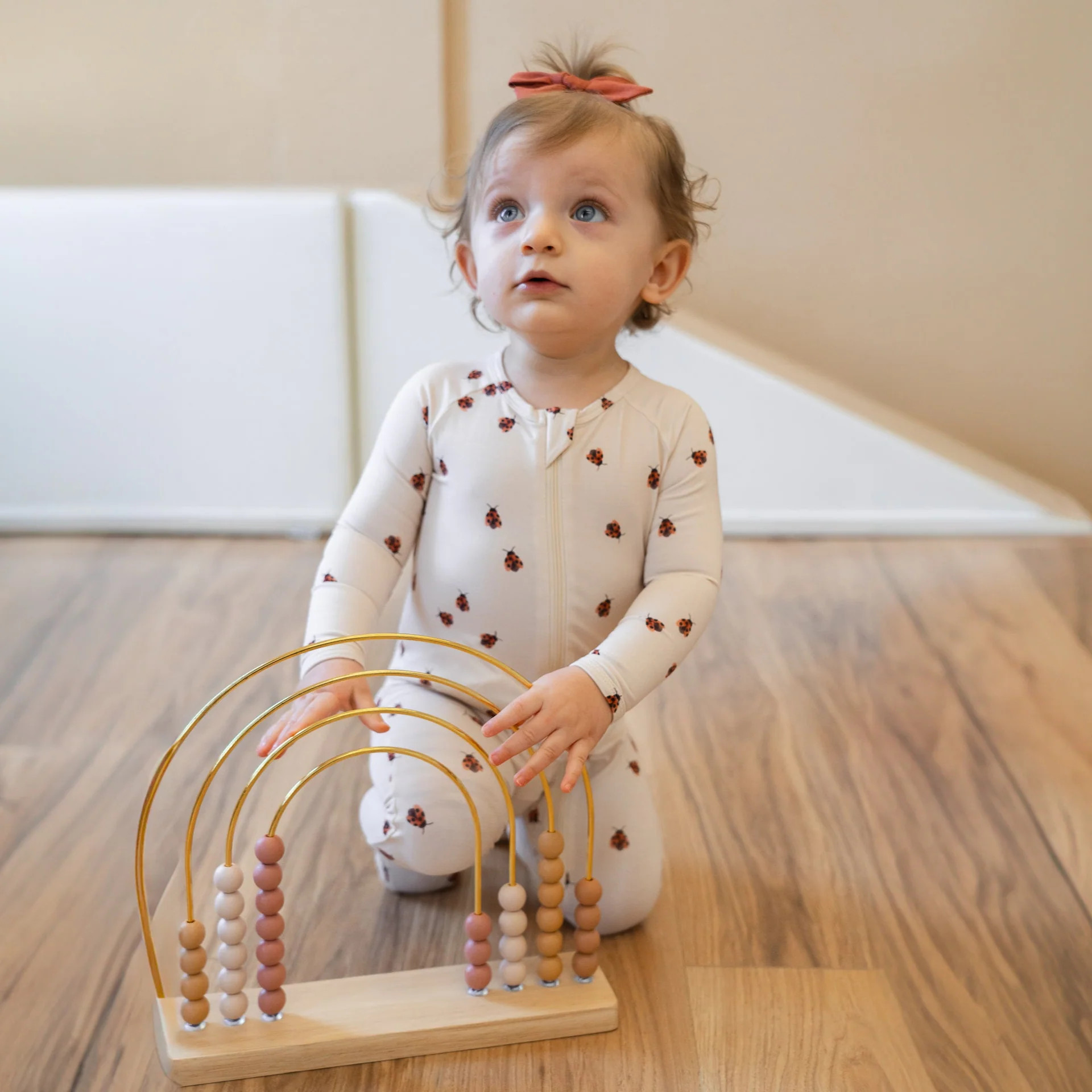 Lovebug Footed Pajamas | Hucklebaby