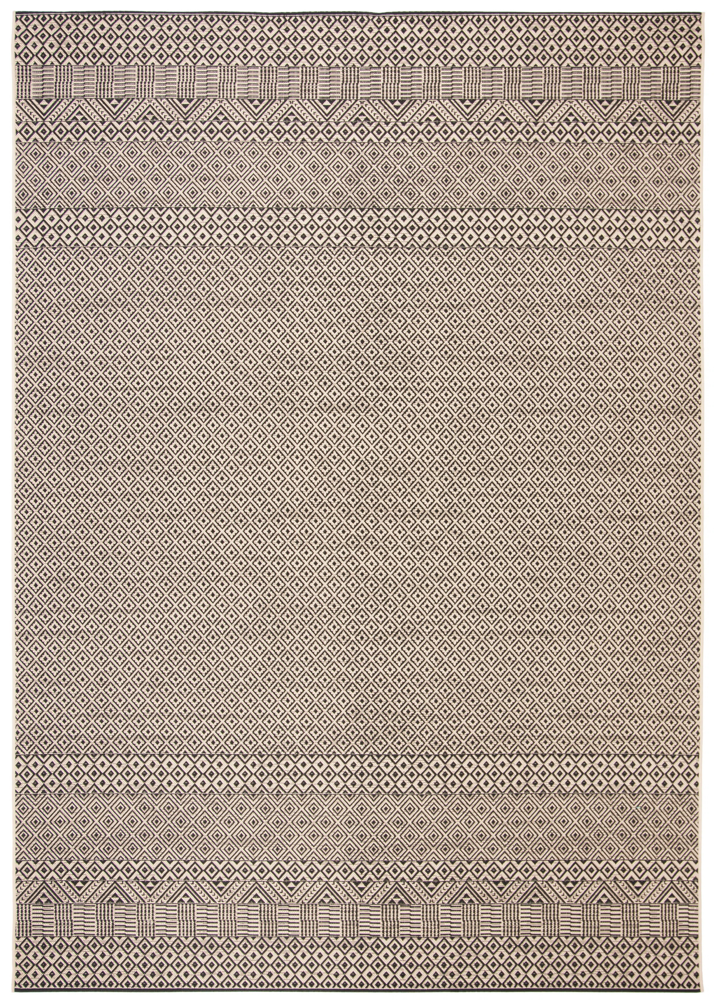 Sayden Beige / Black Indoor/Outdoor Rug | Wayfair North America