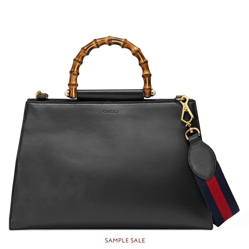 Gucci Nymphaea leather top handle bag | Gucci (US)