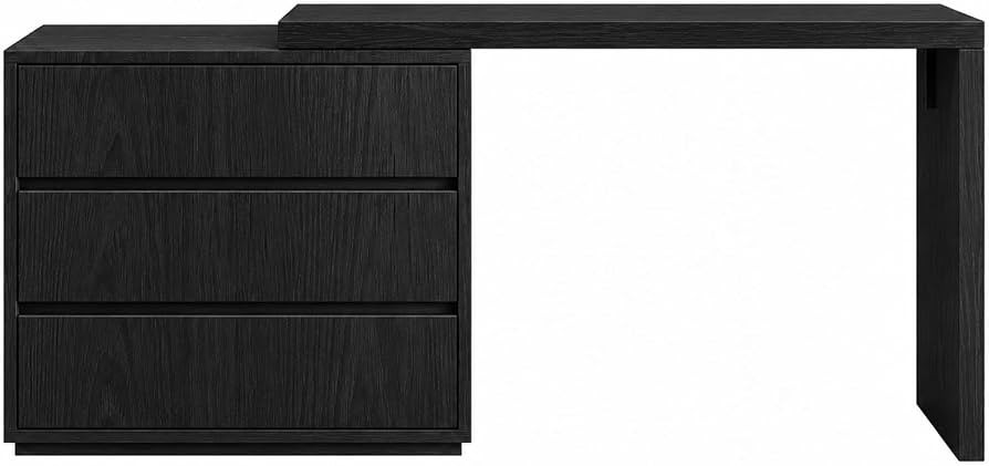 Modern Vanity Dresser Combo, 63in Vanity no Mirror, Black | Amazon (US)