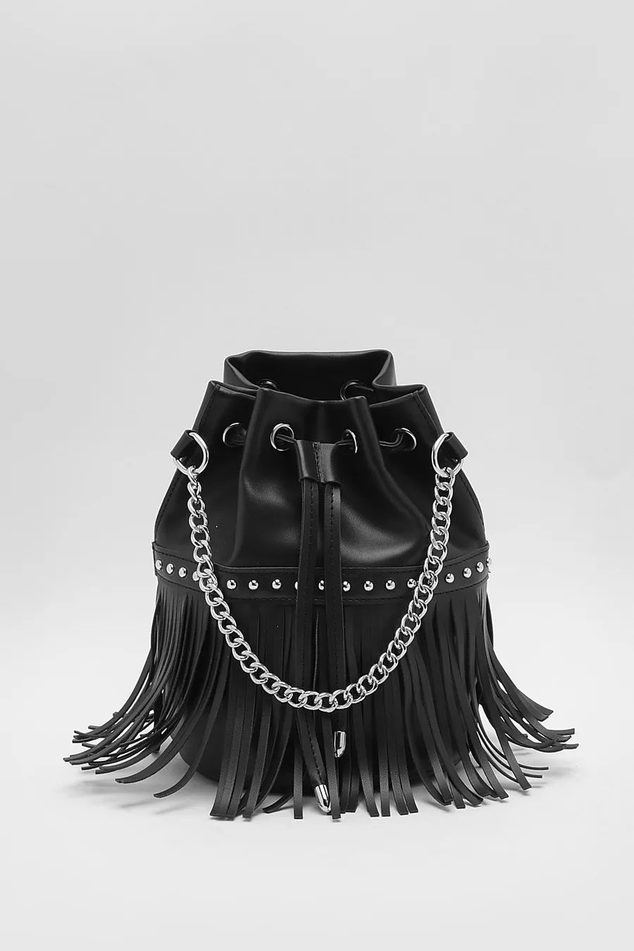 Tassel Fringe Bucket Bag | Boohoo.com (US & CA)