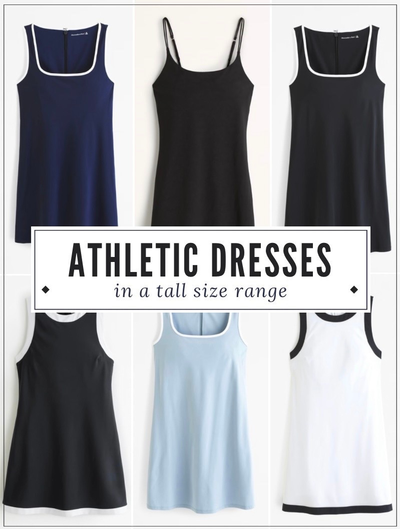 Tall athletic dresses because sportsball!

#LTKTall #LTKSeasonal #LTKSaleAlert