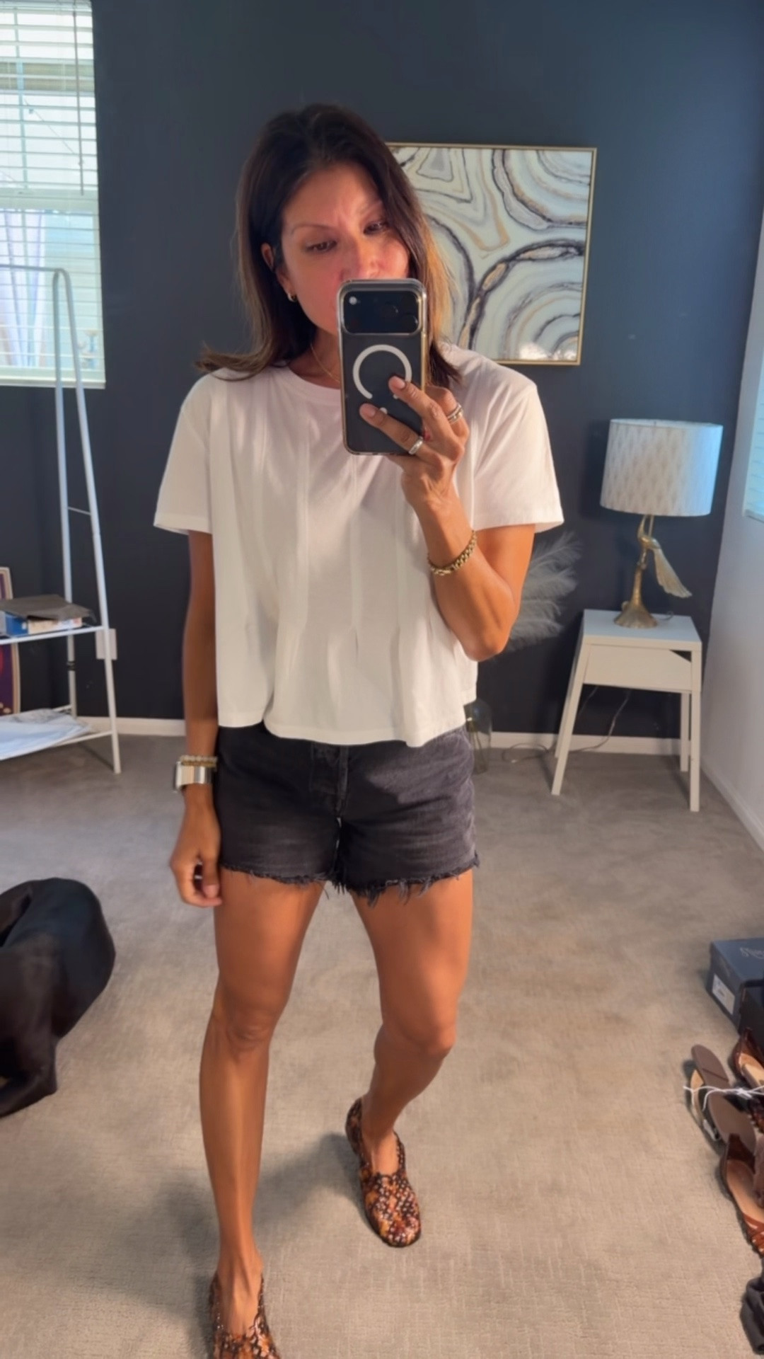 My OOTD. 

Time for black denim shorts & a white tee 

Tee @ Walmart wearing xs 
Shorts wearing 25 Agolde 

Summer style 
Vacation outfit

#LTKootd #LTKPetite #LTKSeasonal