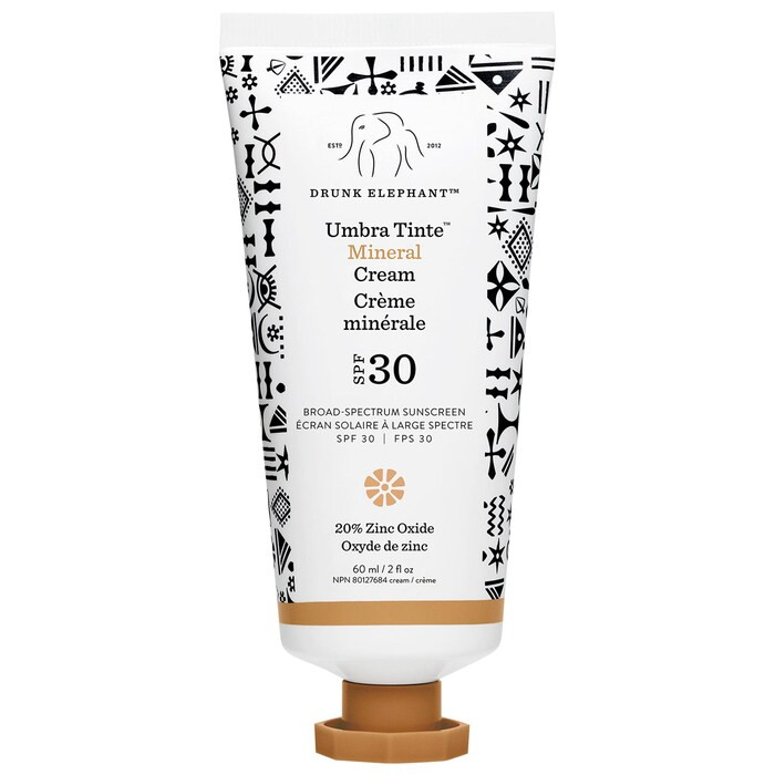 Umbra 100% Mineral Cream SPF 30/PA+++ Tinted Face Sunscreen - Drunk Elephant | Sephora | Sephora (CA)