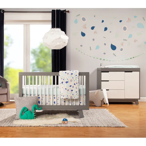 Hudson 3-in-1 Convertible Nursery Furniture Set | Wayfair North America