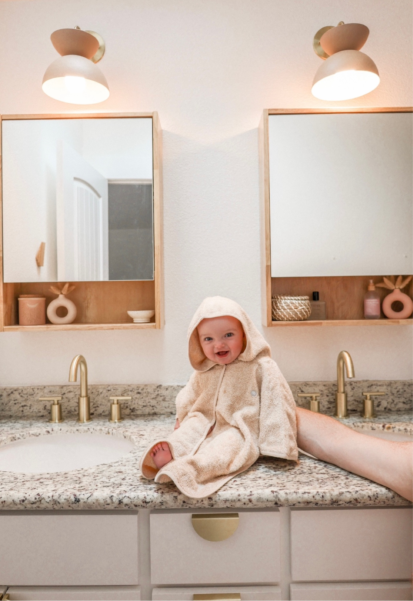 Bamboo Terry hooded baby bath towel and mitten! 

#LTKfamily #LTKGiftGuide #LTKbaby