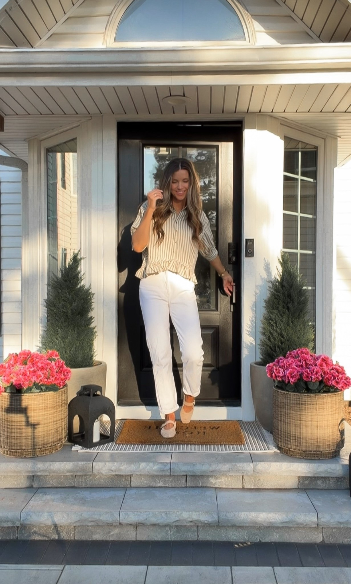 Love this top from Amazon!! The ruffles are adorable. This is the olive stripe and I’m wearing size small

#LTKSaleAlert #LTKTall #LTKHome