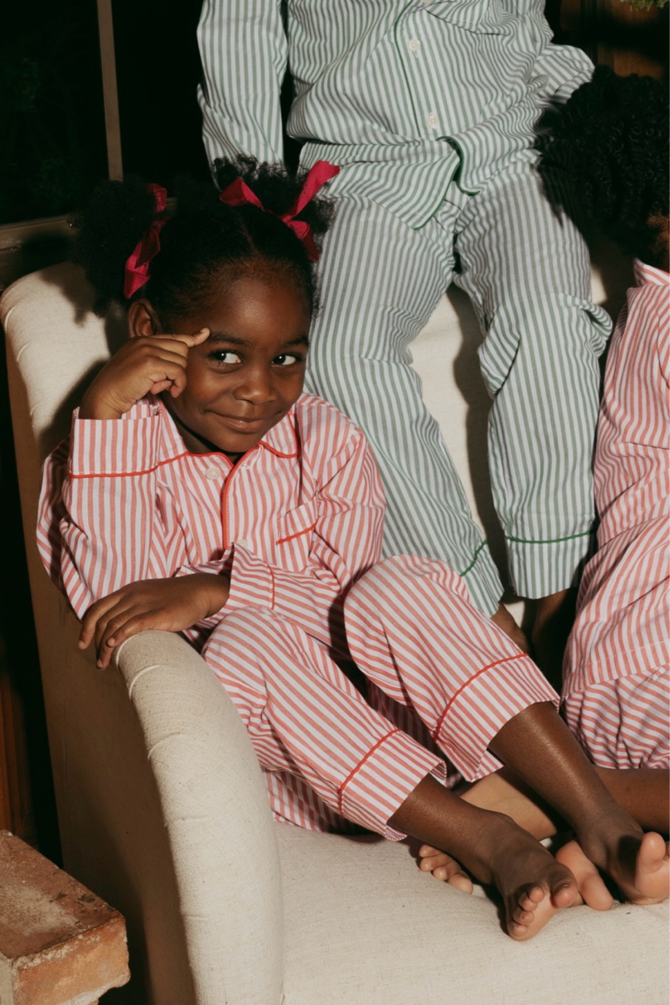 Kids stripped Christmas pajamas 

#LTKHoliday #LTKFamily #LTKKids