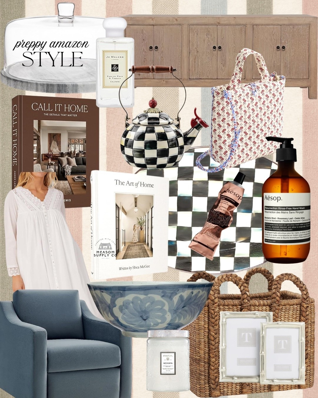 Blue velvet chair, Vera Bradley, Mackenzie Childs, silver picture frames, Nancy meyers inspired style, old money 
#pinterestaesthetic #ralphlauren #ralphlaurenaesthetic #inagarten #inagartenrecipes #classicstyle #mackenziechilds #nancymeyers #nancymeyersaesthetic #grandmillennialdecor #grandmillenial #momvlogs #momvlog #momhack #classicstyle 
