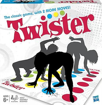 Twister Game, Party Game, Classic Board Game for 2 or More Players, Indoor and Outdoor Game for K... | Amazon (US)