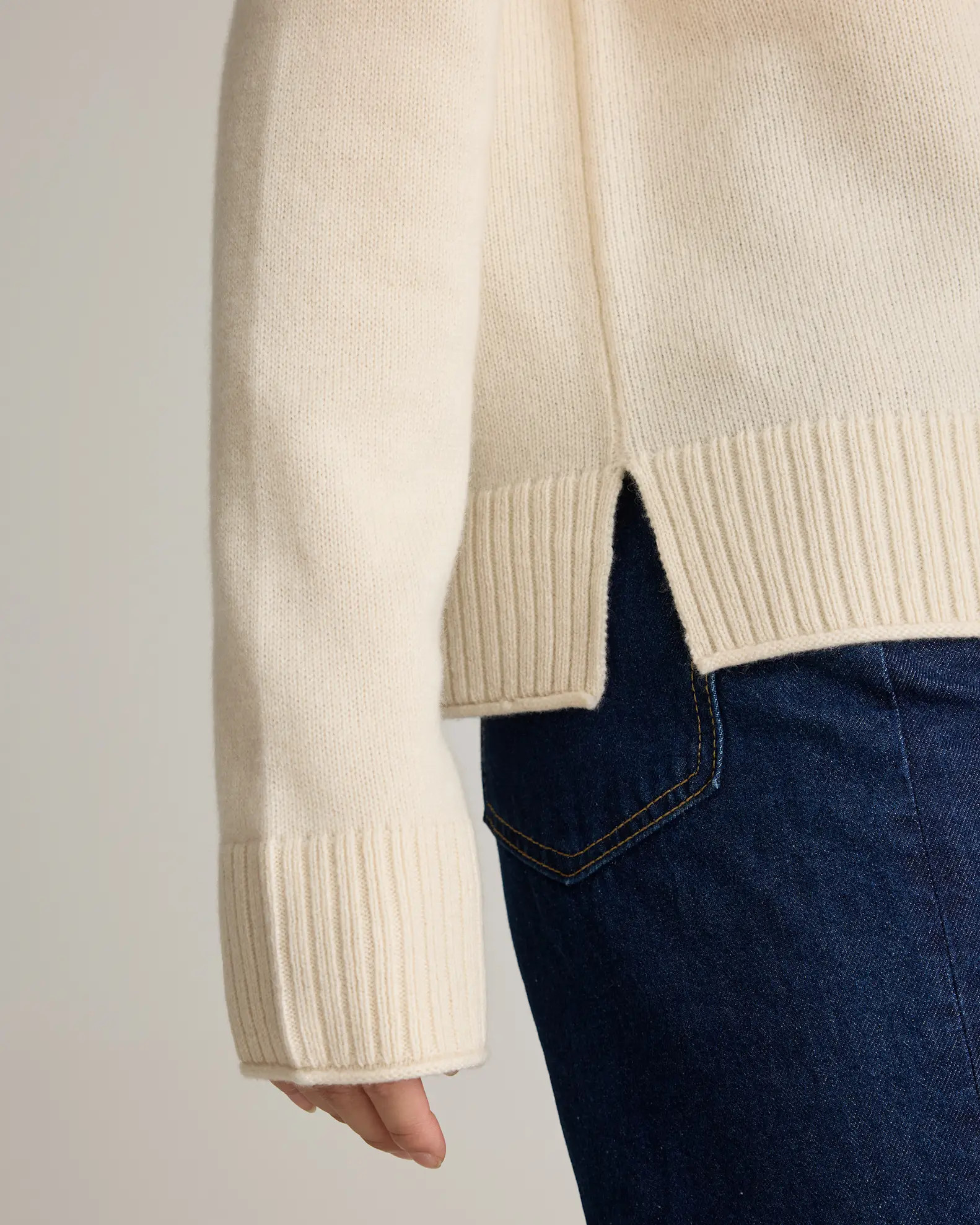 Mongolian Cashmere Boxy Crewneck Sweater | Quince