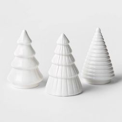 3pc Ceramic Tree Decorative Figurine Set - Wondershop™ | Target
