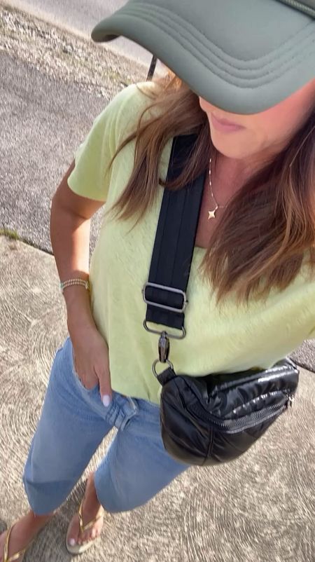 Sports mom style. 
XS tee
Jeans - down one size in the regular length. I cut off an inch 
Necklace / discount code: twopeasinablog 

#LTKSeasonal #LTKstyletip