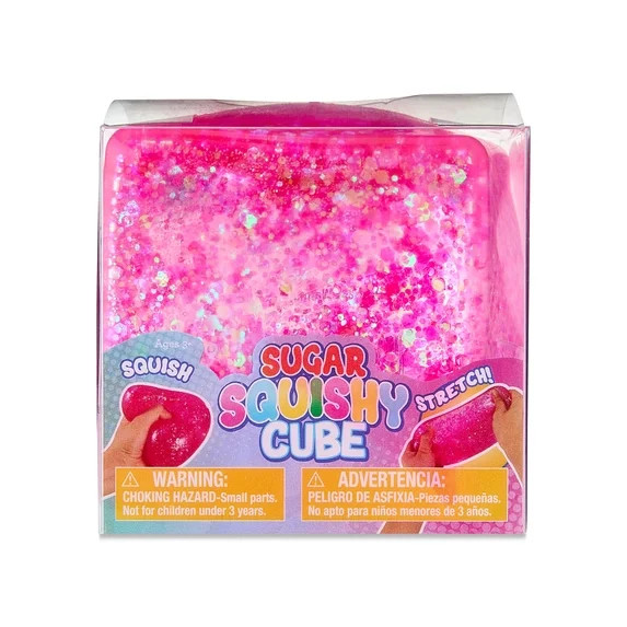 Squishy Sugar Cube Toy, Pink, Easter by Way To Celebrate | Walmart (US)