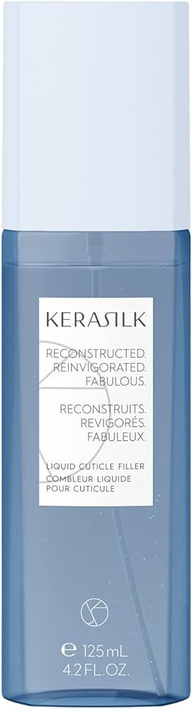 KERASILK Liquid Cuticle Filler | Heat-Activated | Provides Long Lasting Hair Cuticle Protection |... | Amazon (US)