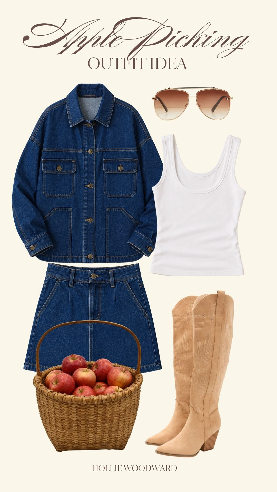 apple picking date outfit 🍎 use code hollie40 for 40% off these pieces! 

 