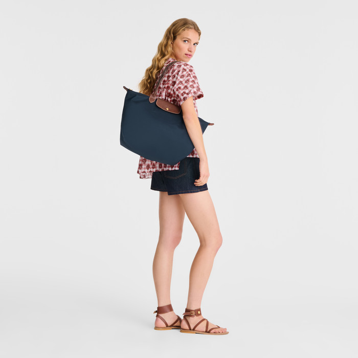Tote bag L Le Pliage Original Navy (L1899089P68) | Longchamp CA | Longchamp