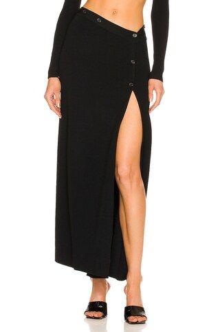 Aya Muse Augusta Knit Skirt in Black from Revolve.com | Revolve Clothing (Global)