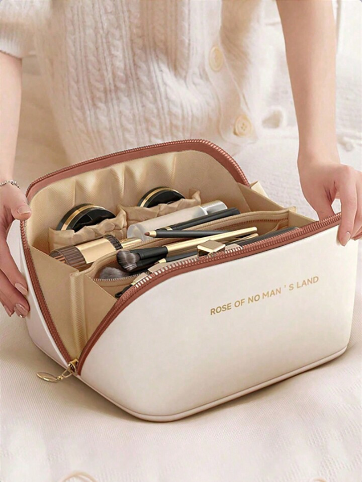1PC Grote Capaciteit Reizen Cosmetische Tas Multifunctionele Toilettas Kit Vrouwen Draagbare Orga... | SHEIN