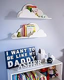 Cloud Shelf for Kids Room Baby Nursery Wall Decor Hanging Cloud Shelves - Decorations for Bedroom Wa | Amazon (US)