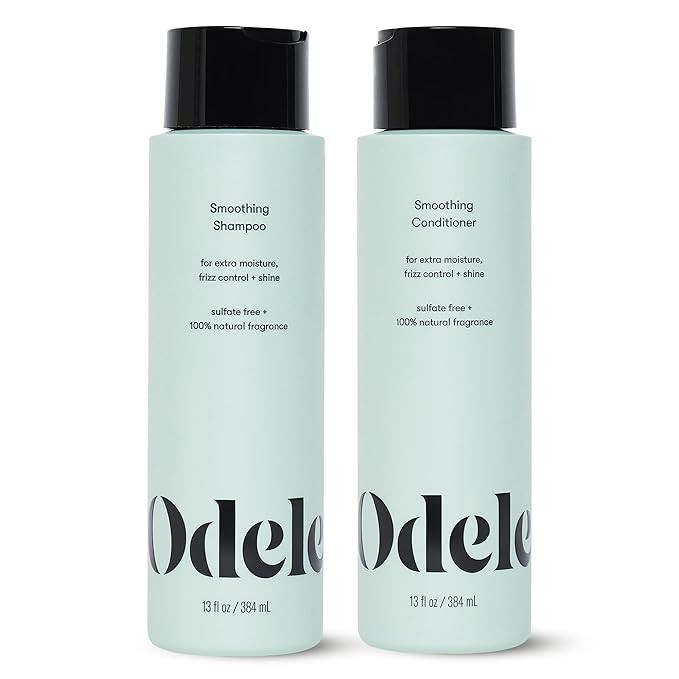 Smoothing Sulfate-Free Shampoo & Conditioner Set for Moisture, Frizz Control, Shine, and Straight... | Amazon (US)