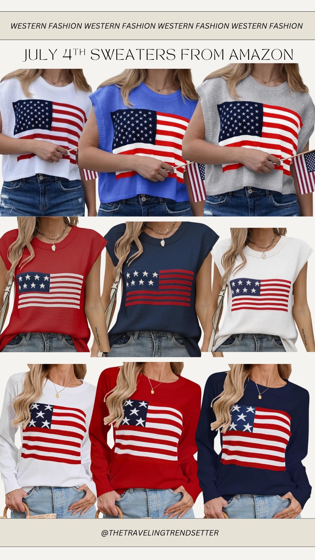July 4th flag sweater from Amazon fashion for women 

#LTKFindsUnder100 #LTKFindsUnder50 #LTKStyleTip