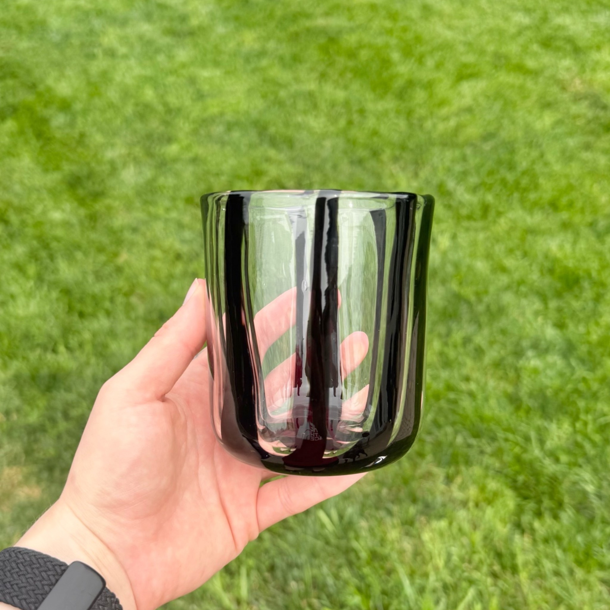 @anthropologie 
The Ribbon Stripe 
Juice Glass
$16.00

#LTKHome #LTKSeasonal