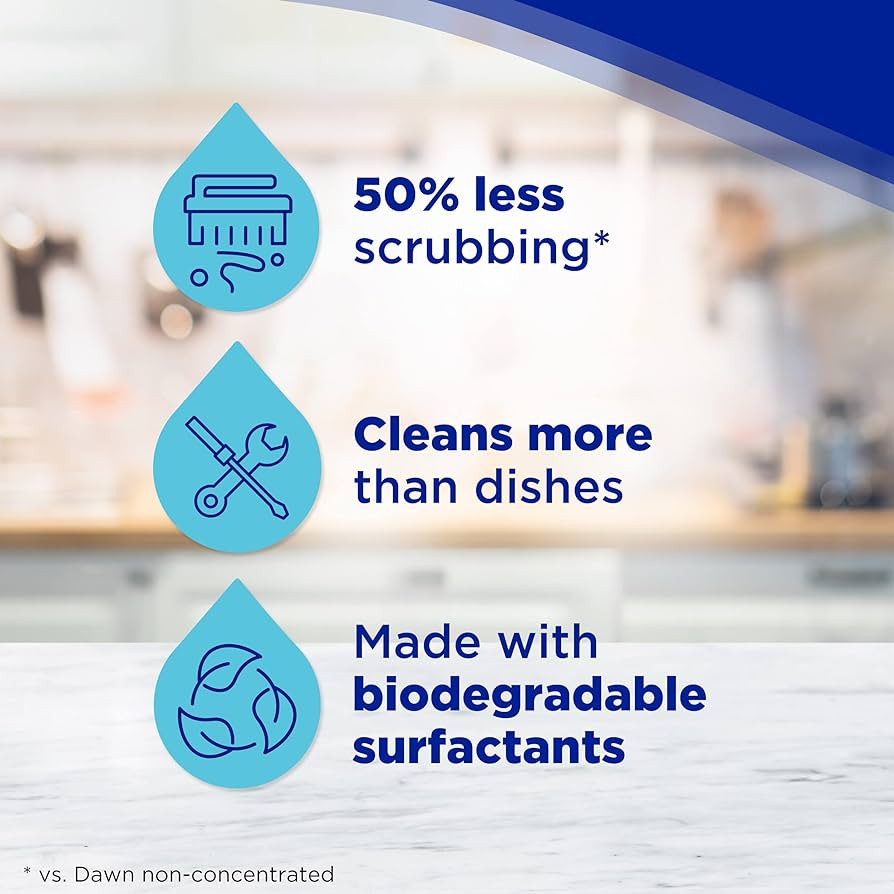 Dawn EZ-Squeeze Ultra Dish Soap Dishwashing Liquid, Original, 22 fl oz | Amazon (US)